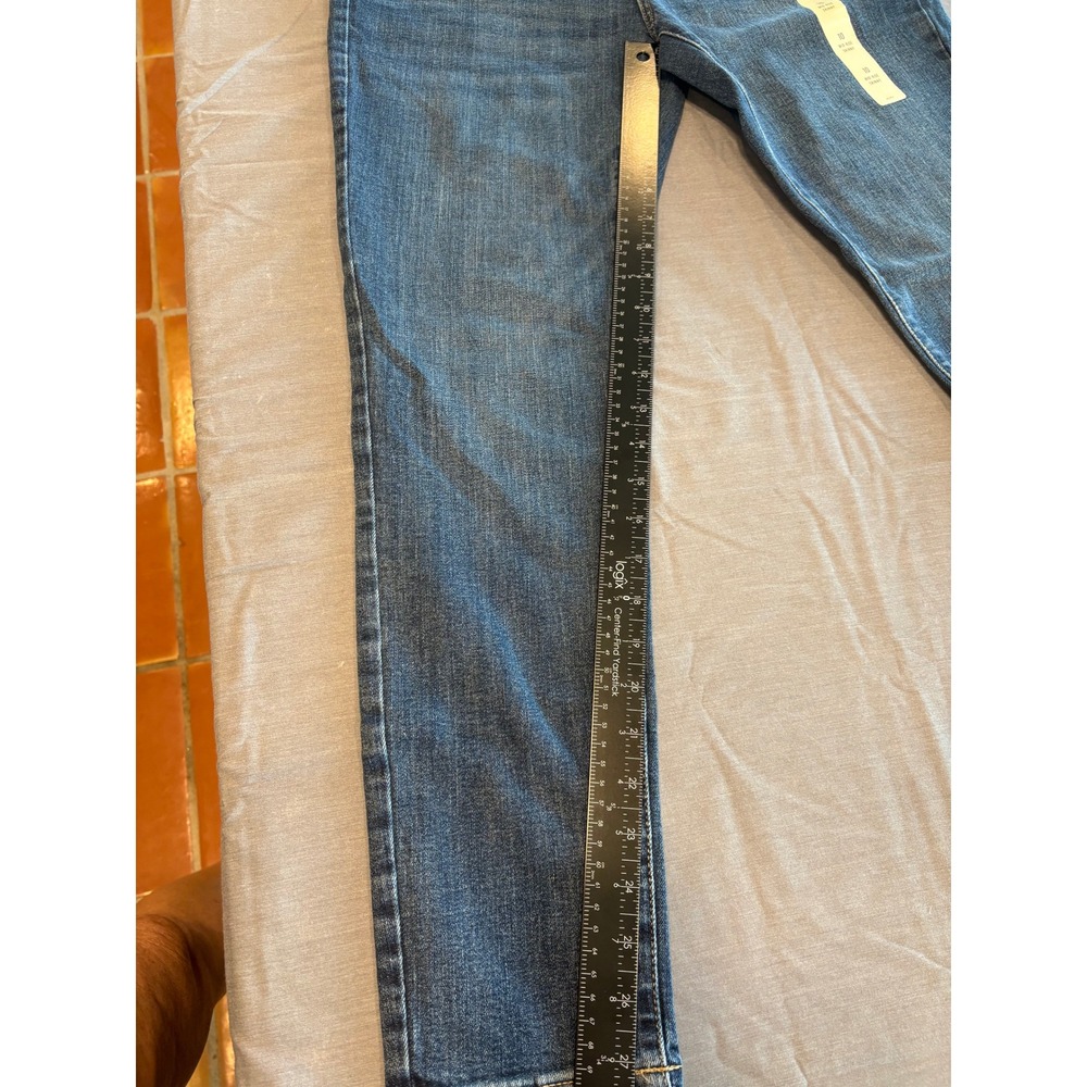 ANA A New Approach Mid-Rise Skinny Jeans Size 10 Medium Wash Blue Denim NWT - Picture 8 of 11